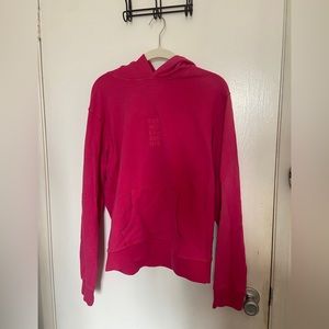 frankie’s bikinis pink sweatshirt (aiden sweatshirt)